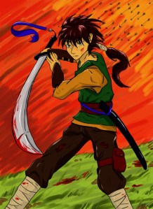 Warrior in Watercolour