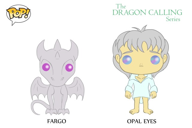 DC Pop Vinyl Concept Art Fargo and Opal Eyes 2