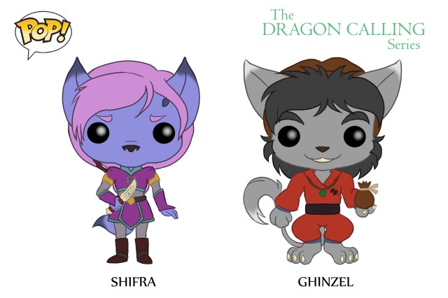 DC Pop Vinyl Concept Art Shifra and Ghinzel