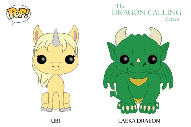 DC Pop Vinyl Concept Art Ubi and LD