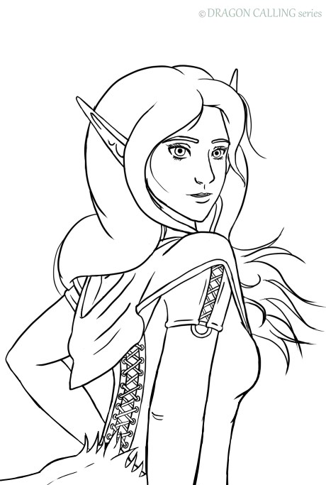 Line Art Dragon Calling Maewren