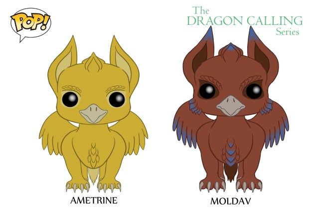 DC Pop Vinyl Concept Art Ametrine and Moldav