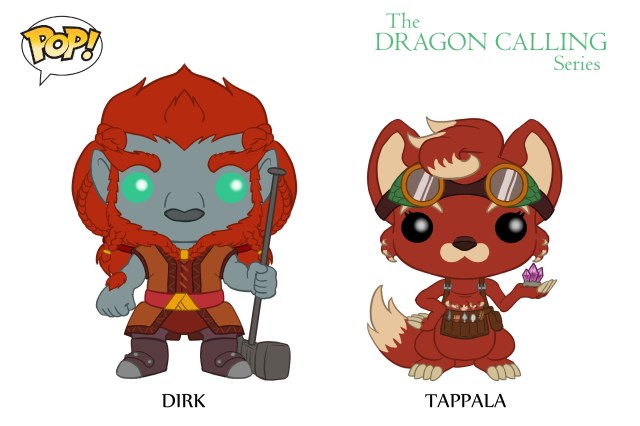 DC Pop Vinyl Concept Art Dirk and Tappala